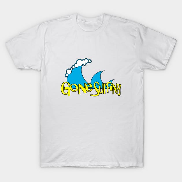 Gone Surfing T-Shirt by Vooble